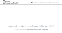 Desktop Screenshot of nationalintegrativehealth.com